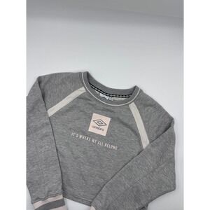 Umbro Womens Gray‎ Crewneck Cropped